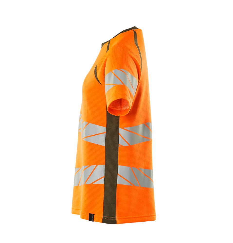 MASCOT ACCELERATE SAFE T-shirt 19092 Hi-vis Orange/moss Green