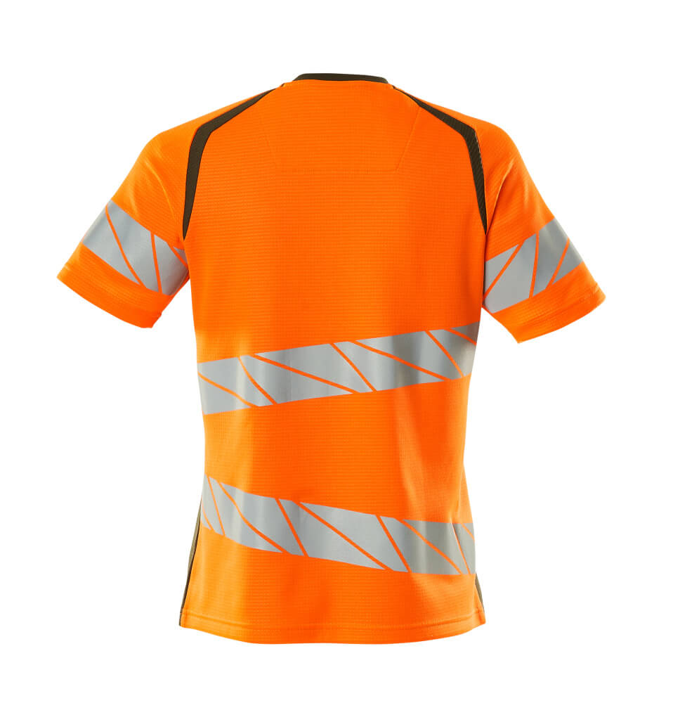 MASCOT ACCELERATE SAFE T-shirt 19092 Hi-vis Orange/moss Green