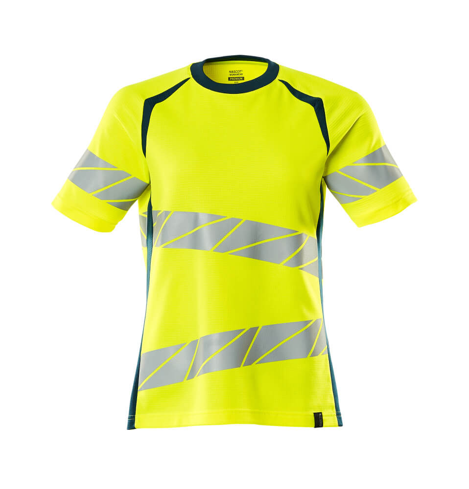 MASCOT ACCELERATE SAFE T-shirt 19092 Hi-vis Yellow/dark Petroleum
