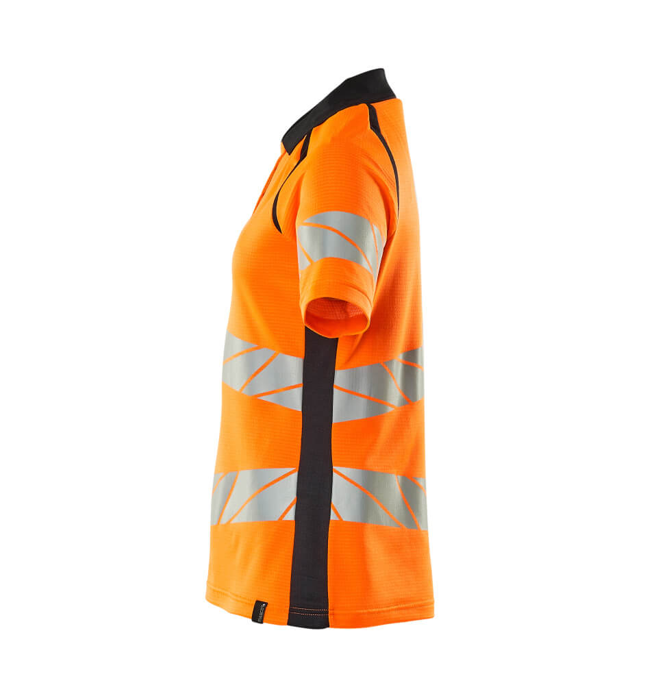 MASCOT ACCELERATE SAFE Polo shirt 19093 Hi-vis Orange/dark Navy