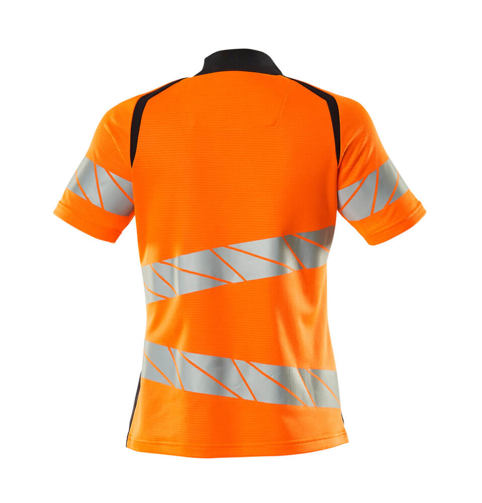 MASCOT ACCELERATE SAFE Polo shirt 19093 Hi-vis Orange/dark Navy