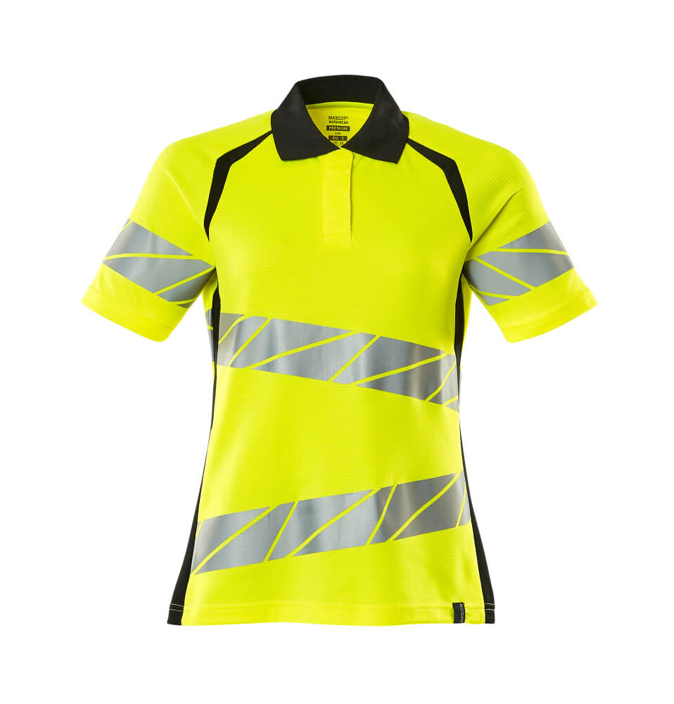 MASCOT ACCELERATE SAFE Polo shirt 19093 Hi-vis Yellow/black