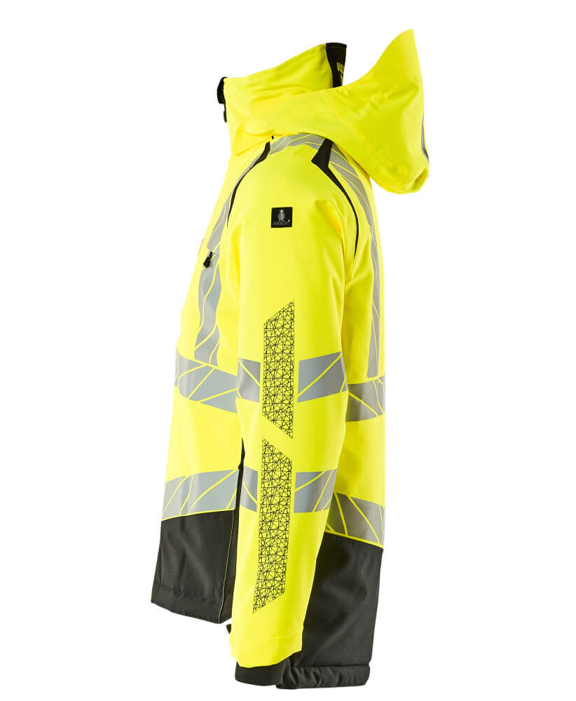 MASCOT ACCELERATE SAFE Winter Jacket 19335 Hi-vis Yellow/black