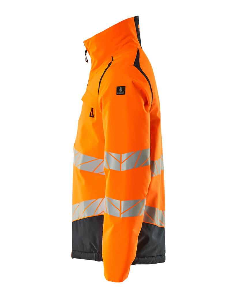 MASCOT ACCELERATE SAFE Winter Jacket 19435 Hi-vis Orange/dark Navy