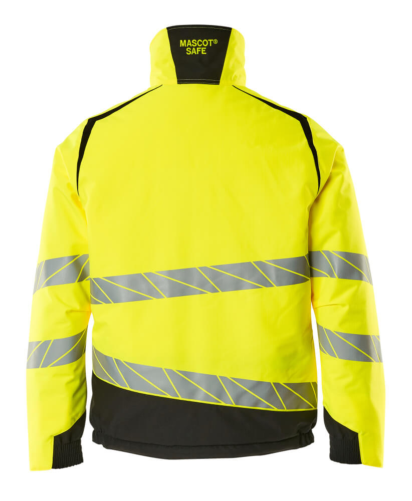 MASCOT ACCELERATE SAFE Winter Jacket 19435 Hi-vis Yellow/black