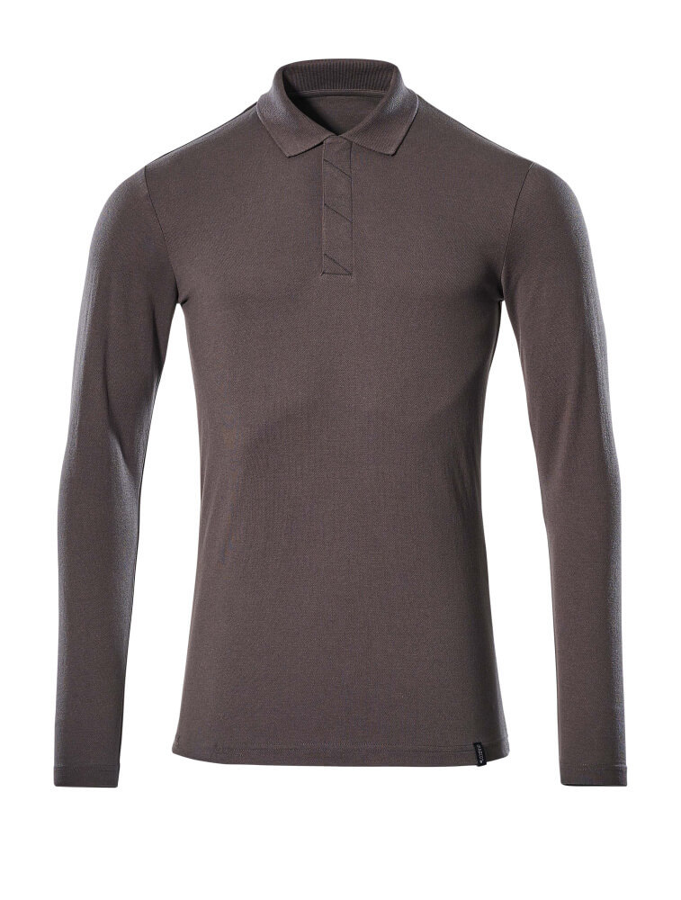 MASCOT CROSSOVER Polo Shirt, long-sleeved 20483 Dark Anthracite