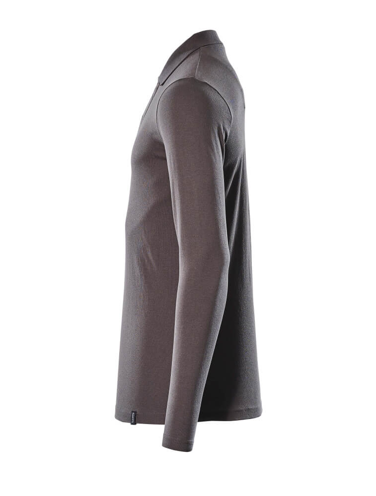 MASCOT CROSSOVER Polo Shirt, long-sleeved 20483 Dark Anthracite
