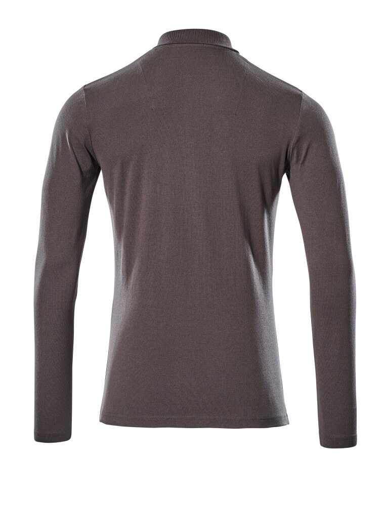 MASCOT CROSSOVER Polo Shirt, long-sleeved 20483 Dark Anthracite