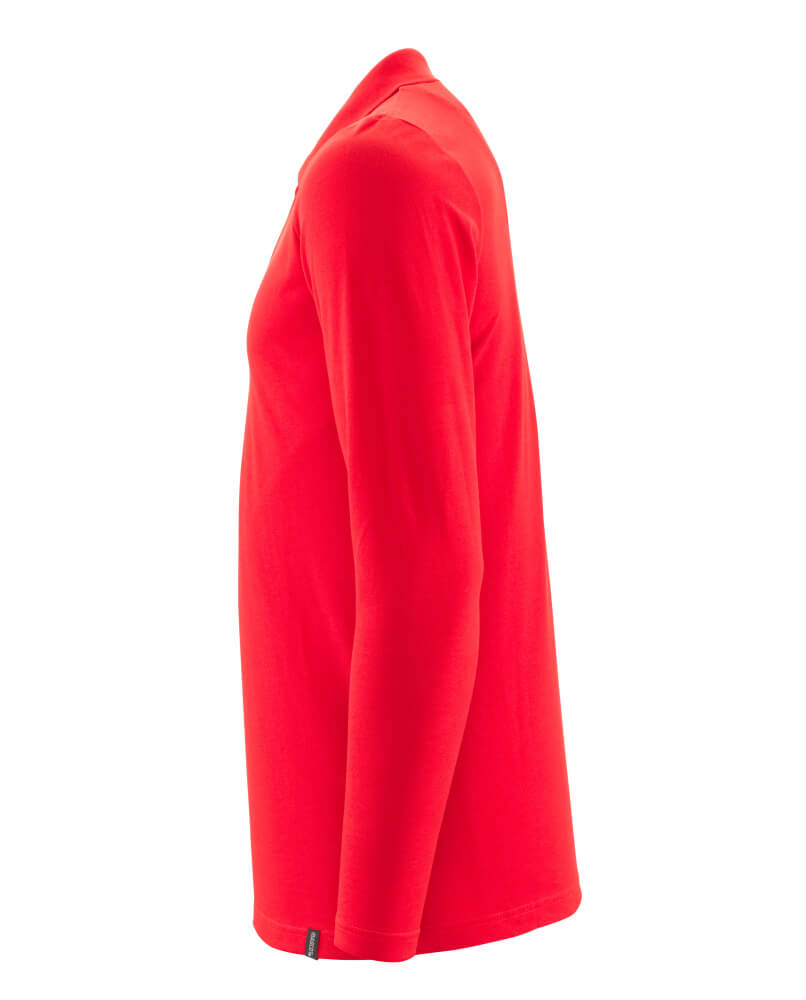 MASCOT CROSSOVER Polo Shirt, long-sleeved 20483 Traffic Red