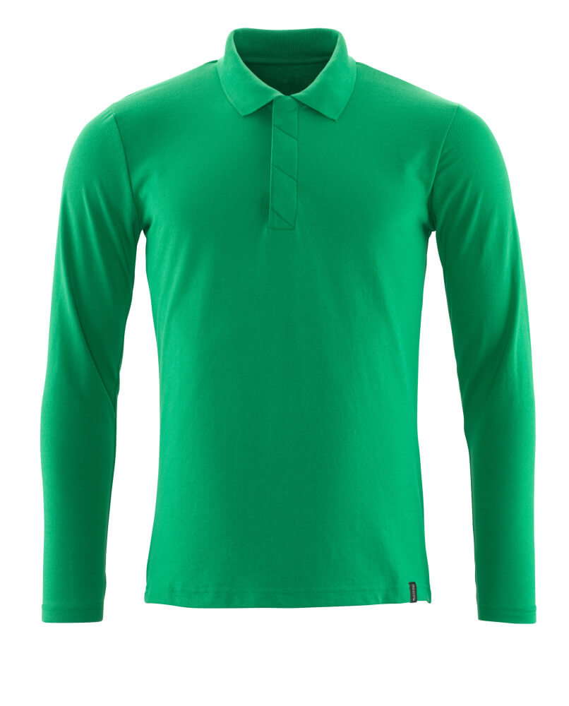 MASCOT CROSSOVER Polo Shirt, long-sleeved 20483 Grass Green