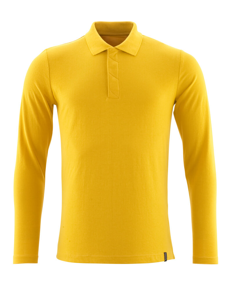 MASCOT CROSSOVER Polo Shirt, long-sleeved 20483 Curry Gold