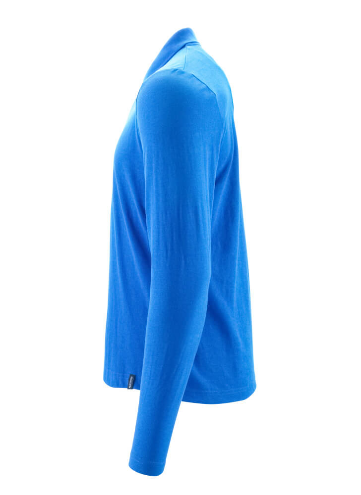 MASCOT CROSSOVER Polo Shirt, long-sleeved 20483 Azure Blue