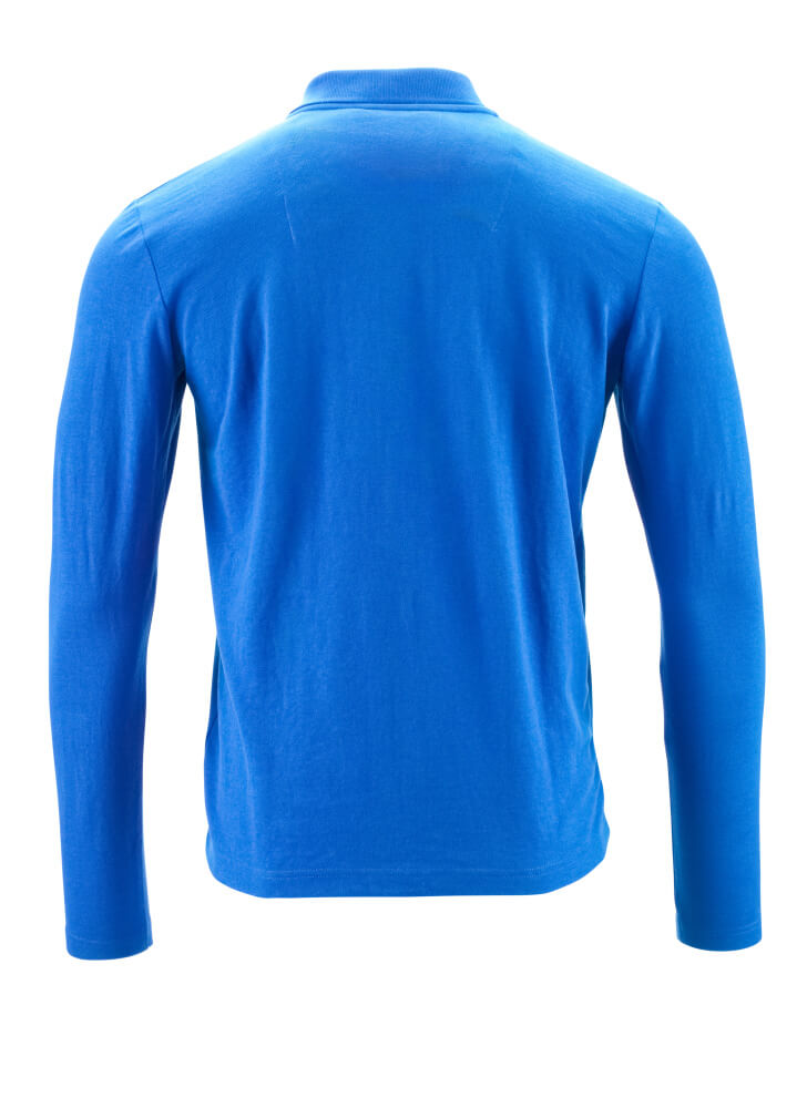 MASCOT CROSSOVER Polo Shirt, long-sleeved 20483 Azure Blue