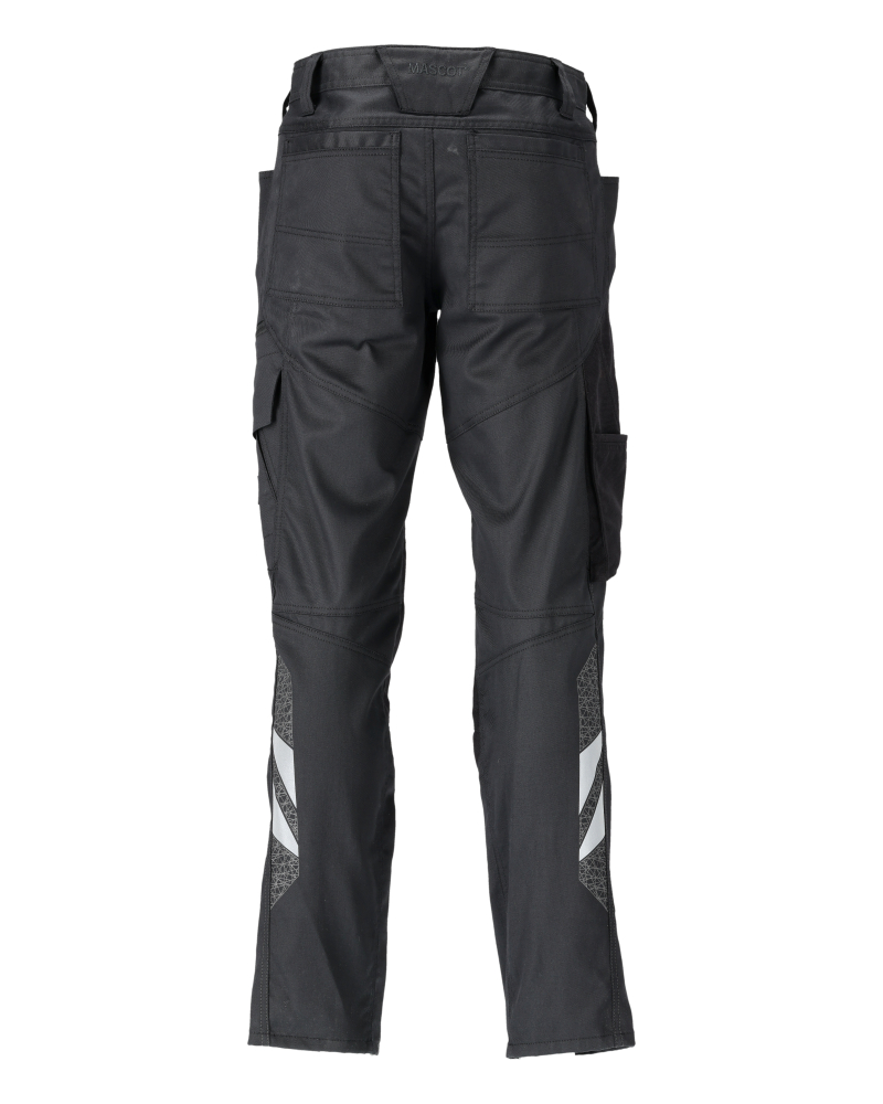 MASCOT ACCELERATE Trousers with kneepad pockets 20679 Black