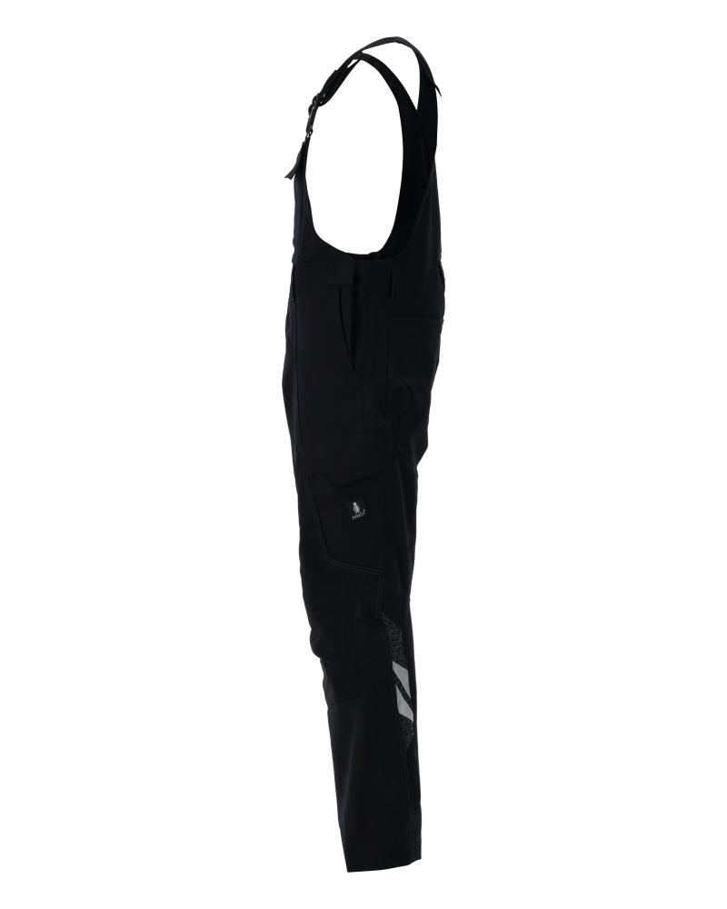 MASCOT ACCELERATE Bib & Brace with kneepad pockets 20769 Black