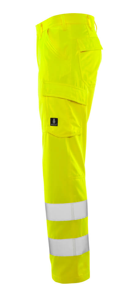 MASCOT SAFE LIGHT Trousers with thigh pockets 20859 Hi-vis Yellow