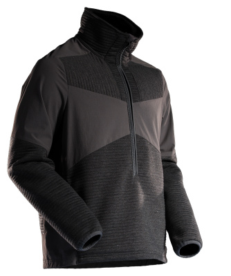 MASCOT CUSTOMIZED Fleece jumper with half zip and lining 22005 Black