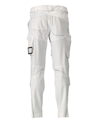 MASCOT CUSTOMIZED Trousers with kneepad pockets 22079 White