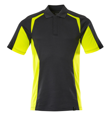 MASCOT ACCELERATE SAFE Polo shirt 22083 Black/hi-vis Yellow