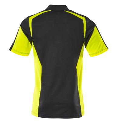 MASCOT ACCELERATE SAFE Polo shirt 22083 Black/hi-vis Yellow