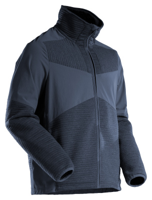 MASCOT CUSTOMIZED Fleece jumper with zipper and lining 22105 Dark Navy