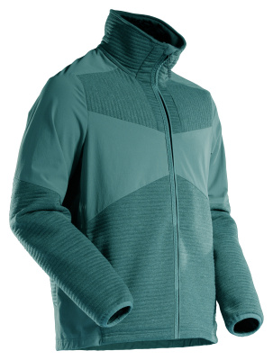 MASCOT CUSTOMIZED Fleece jumper with zipper and lining 22105 Forest Green