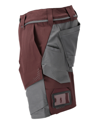 MASCOT CUSTOMIZED Shorts 22149 Bordeaux/stone Grey