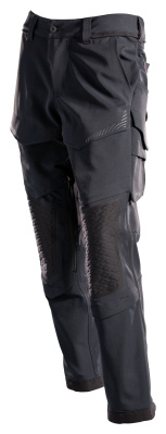 MASCOT CUSTOMIZED Trousers with kneepad pockets 22179 Black