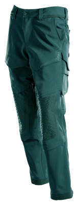 MASCOT CUSTOMIZED Trousers with kneepad pockets 22179 Forest Green