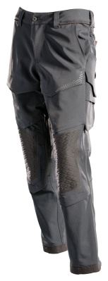 MASCOT CUSTOMIZED Trousers with kneepad pockets 22179 Stone Grey