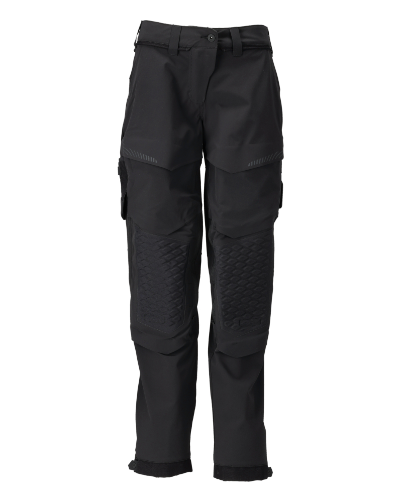 MASCOT CUSTOMIZED Trousers with kneepad pockets 22278 Black