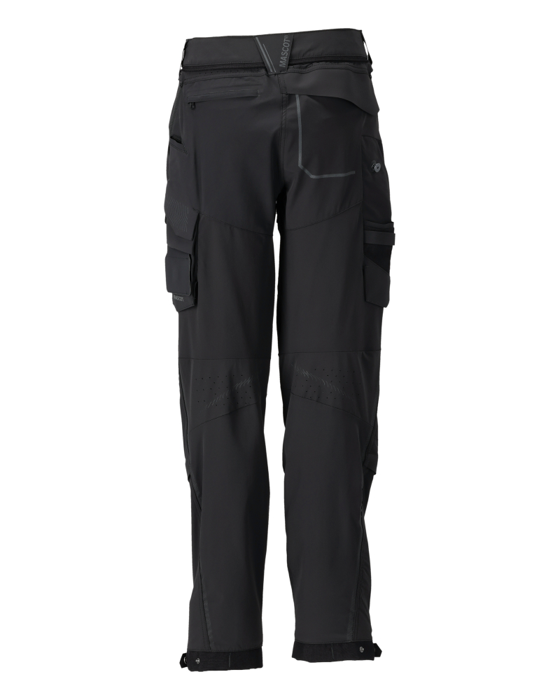 MASCOT CUSTOMIZED Trousers with kneepad pockets 22278 Black
