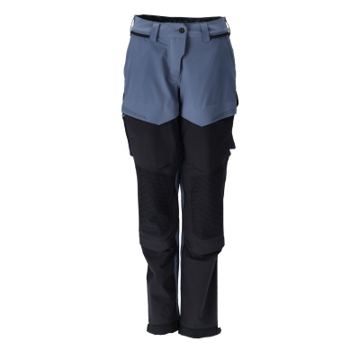 MASCOT CUSTOMIZED Trousers with kneepad pockets 22278 Stone Blue/dark Navy