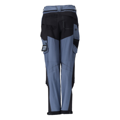 MASCOT CUSTOMIZED Trousers with kneepad pockets 22278 Stone Blue/dark Navy