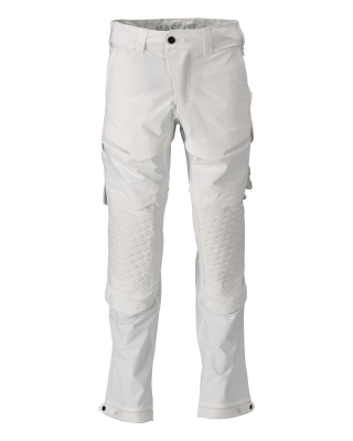 MASCOT CUSTOMIZED Trousers with kneepad pockets 22279 White