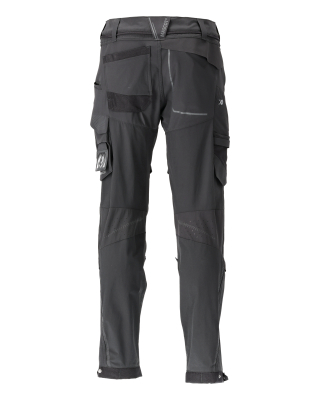 MASCOT CUSTOMIZED Trousers with kneepad pockets 22279 Black