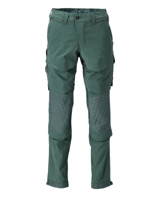 MASCOT CUSTOMIZED Trousers with kneepad pockets 22279 Forest Green