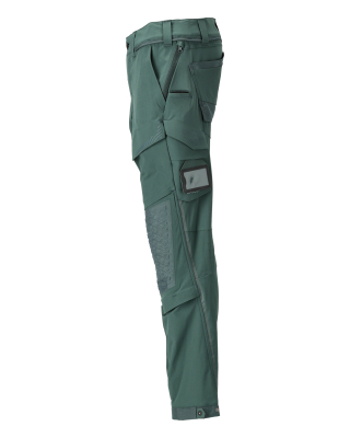 MASCOT CUSTOMIZED Trousers with kneepad pockets 22279 Forest Green