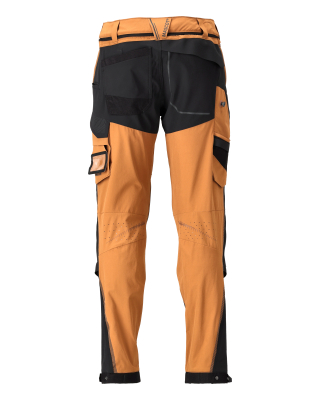 MASCOT CUSTOMIZED Trousers with kneepad pockets 22279 Nut Brown/black