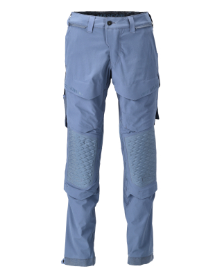 MASCOT CUSTOMIZED Trousers with kneepad pockets 22279 Stone Blue