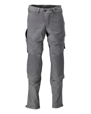 MASCOT CUSTOMIZED Trousers with kneepad pockets 22279 Stone Grey