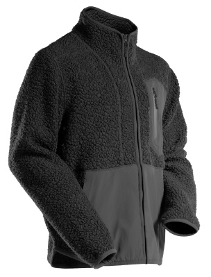 MASCOT CUSTOMIZED Pile jacket with zipper 22303 Black