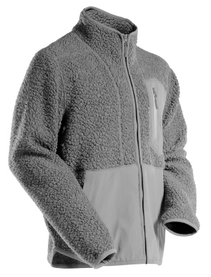 MASCOT CUSTOMIZED Pile jacket with zipper 22303 Stone Grey
