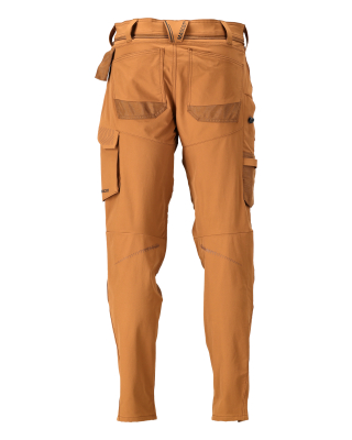 MASCOT CUSTOMIZED Trousers with kneepad pockets 22379 Nut Brown