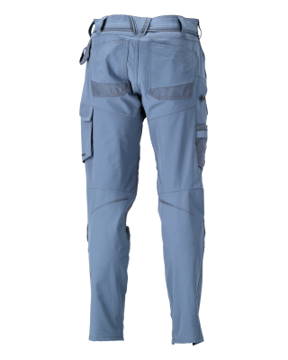 MASCOT CUSTOMIZED Trousers with kneepad pockets 22379 Stone Blue