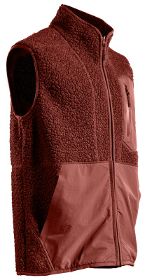 MASCOT CUSTOMIZED Pile gilet with zipper 22465 Autumn Red
