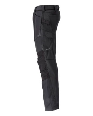 MASCOT CUSTOMIZED Trousers with kneepad pockets 22479 Black