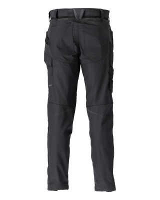 MASCOT CUSTOMIZED Trousers with kneepad pockets 22479 Black