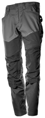 MASCOT CUSTOMIZED Trousers with kneepad pockets 22479 Stone Grey/black