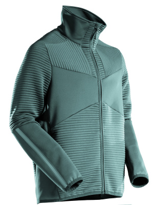 MASCOT CUSTOMIZED Fleece jumper with zipper 22503 Light Forest Green